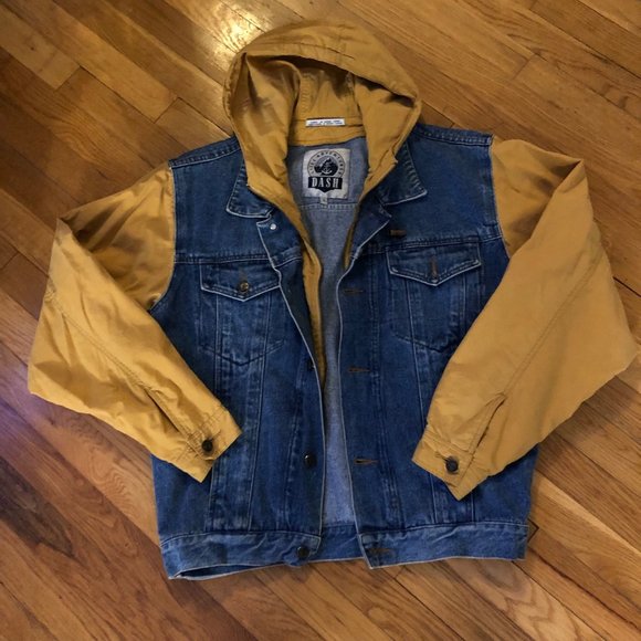 DASH LIFES ADVENTURES,  MEN'S VINTAGE DENIM JACKET - Picture 1 of 5